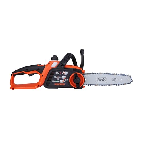 BLACK+DECKER Motosierra 18V, batería 2.0Ah, espada de 25 cm, sistema de aceite sin fugas,...
