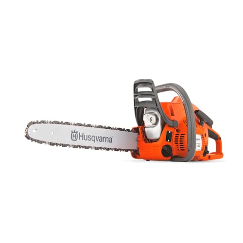 Husqvarna Motosierra de gasolina 120 II de 14 pulgadas, 38,2 cc