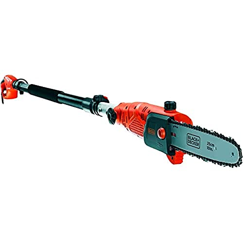 Black+Decker PS7525-QS - Motosierra telescópica (pértiga), 800 W, 25 cm de longitud de...