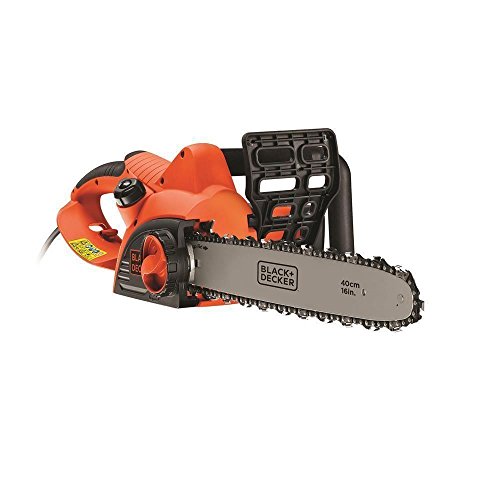 BLACK+DECKER CS2040-QS - Motosierra eléctrica 2000W, Espada 40 cm, Velocidad 12.5 m,...