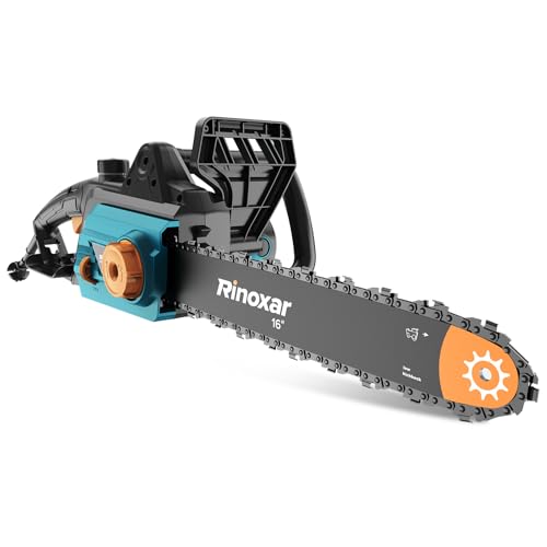 Motosierra Eléctrica con Cable de 2200W con Tensión Automática, Sierra Eléctrica para...