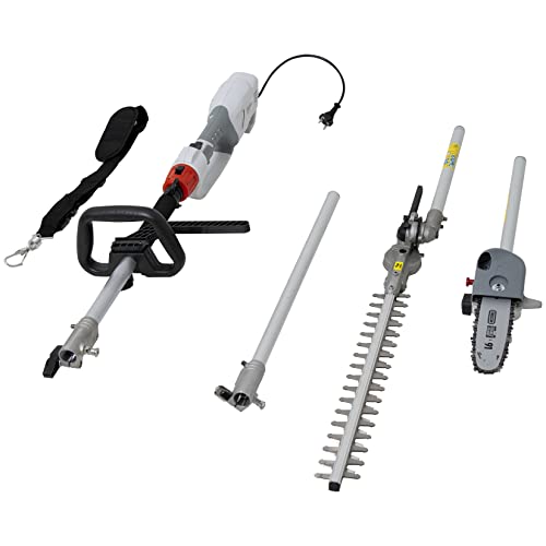 IKRA Herramienta multifunción eléctrica 2en1 ITHK 1000, Cortasetos telescópico y...